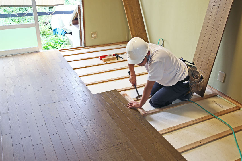 屋内リフォーム 床の張り替え