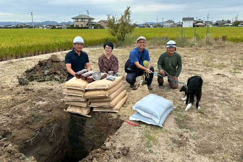 イヤシロチ化｜炭素埋設（埋炭）法｜新築施工 20251125