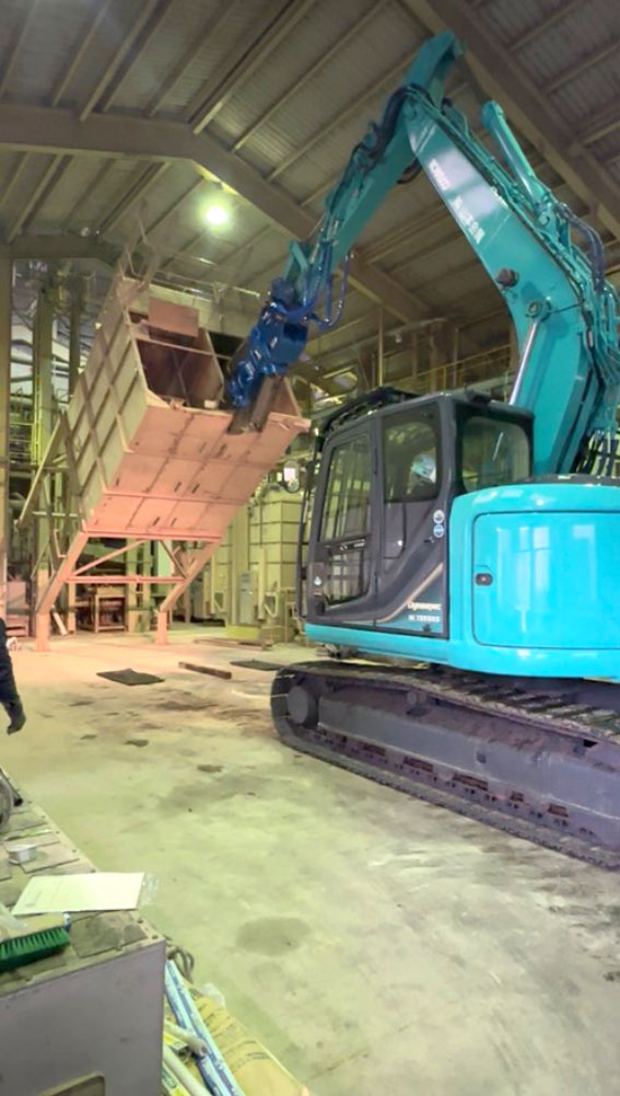 岡山｜丸富｜農業用プラント解体工事